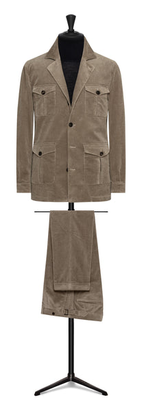 Fall / Winter 2022 Informal Custom Suit - walnut stretch cotton curduroy by PONTOGLIO