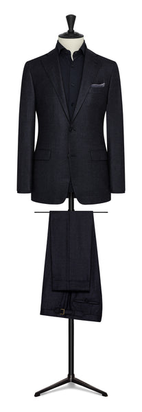 Fall / Winter 2022 Custom Suit - blue-black stretch wool vichy by Milior