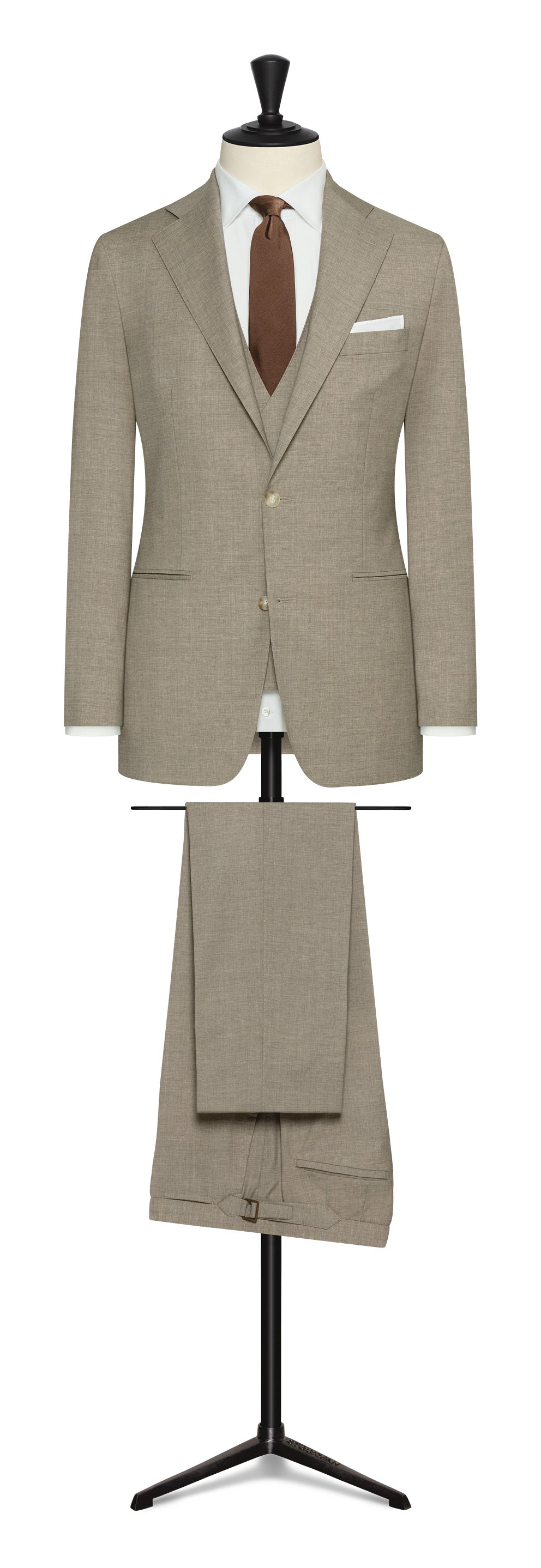 Spring / Summer 23 /beige stretch wool-lyocell tropical