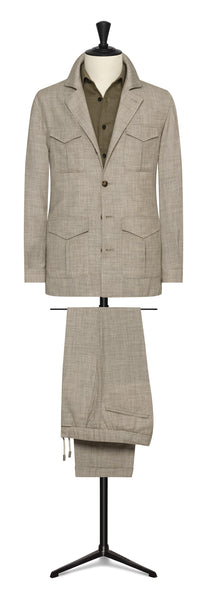 Spring / Summer 23 / beige wool-silk-linen