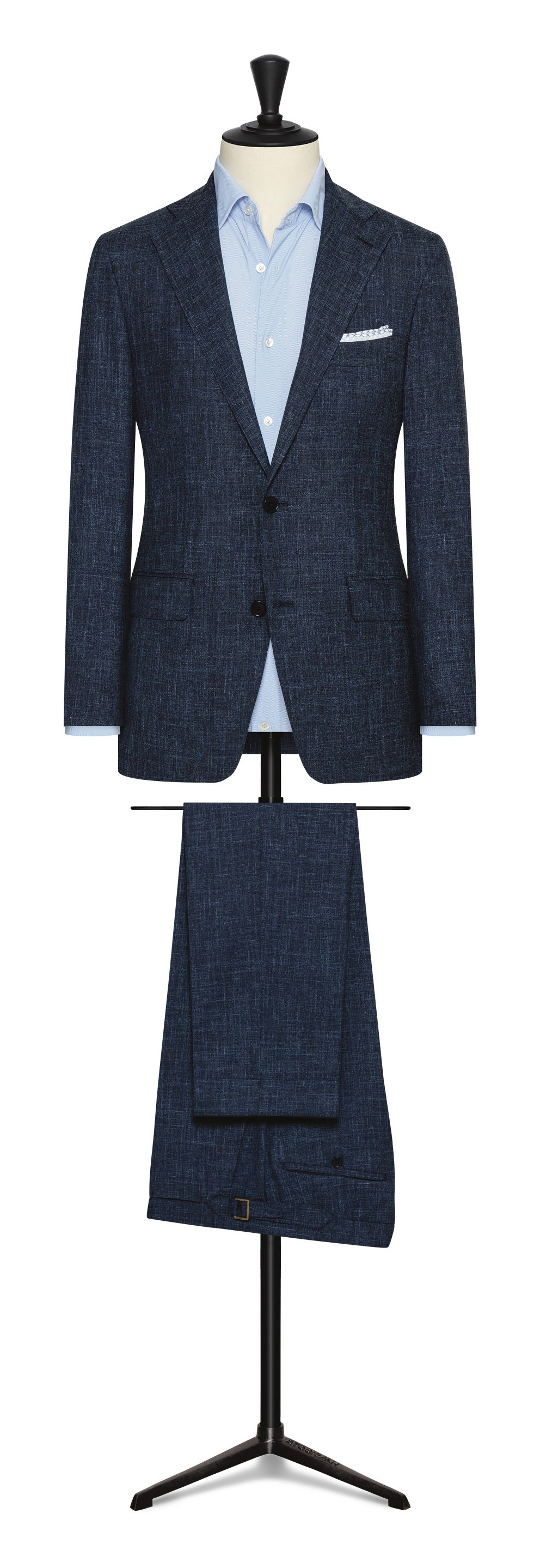 Spring / Summer 23  / storm blue wool-silk-linen