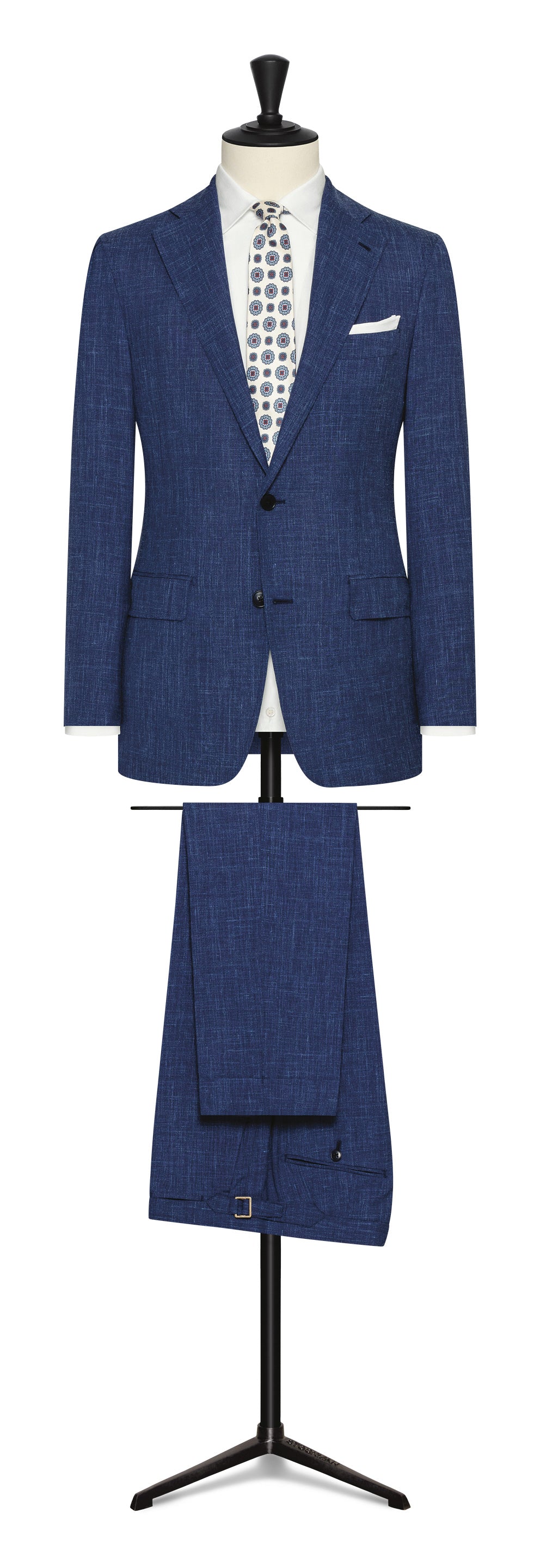 Spring / Summer 23 /  royal blue wool-silk-linen