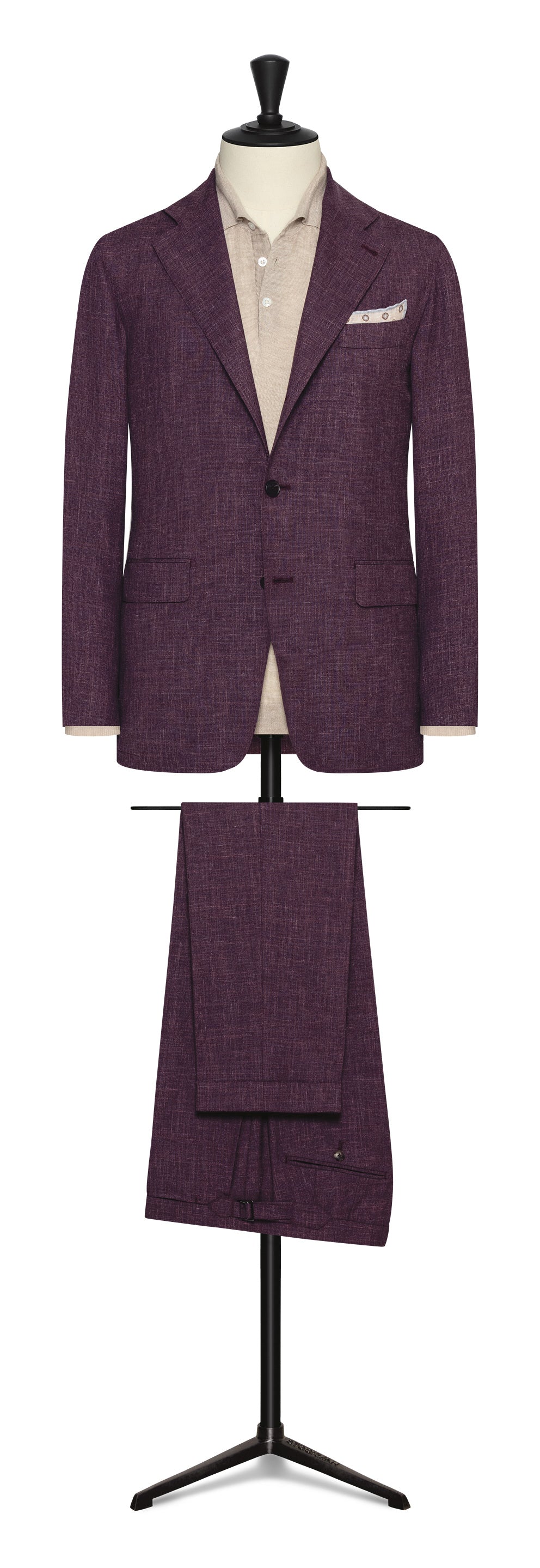 Spring / Summer 23  / l.aubergine wool-silk-linen