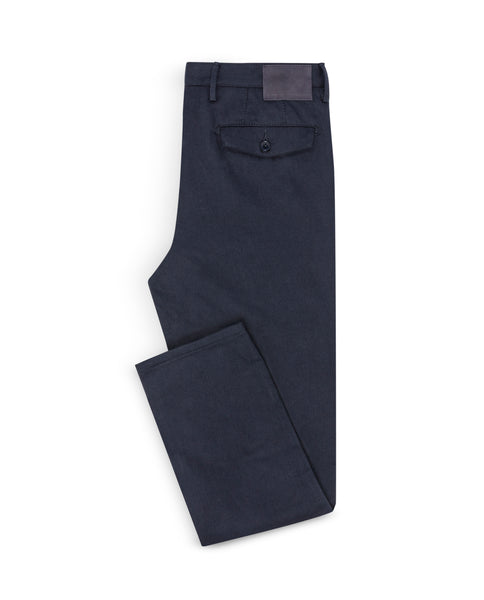 Copy of CHINOS - CUSTOM MADE -   navy twill stretch