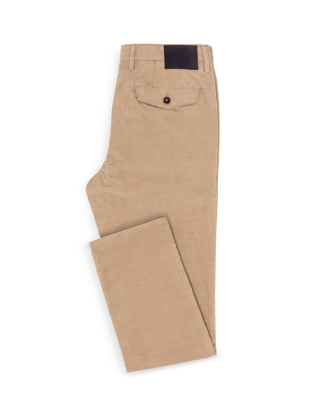 CHINOS - CUSTOM MADE -    khaki corduroy stretch