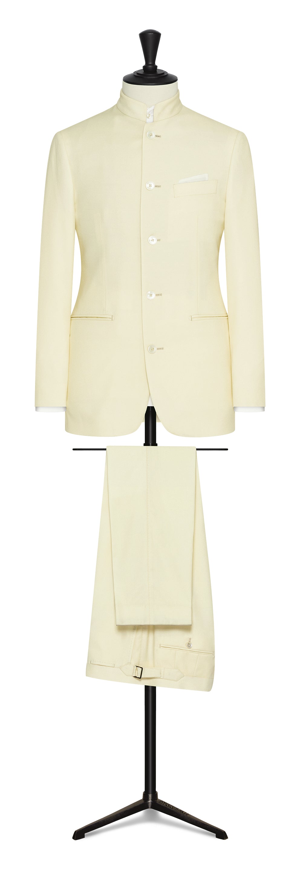 EVENT SUIT  ivory s120 wool sablé