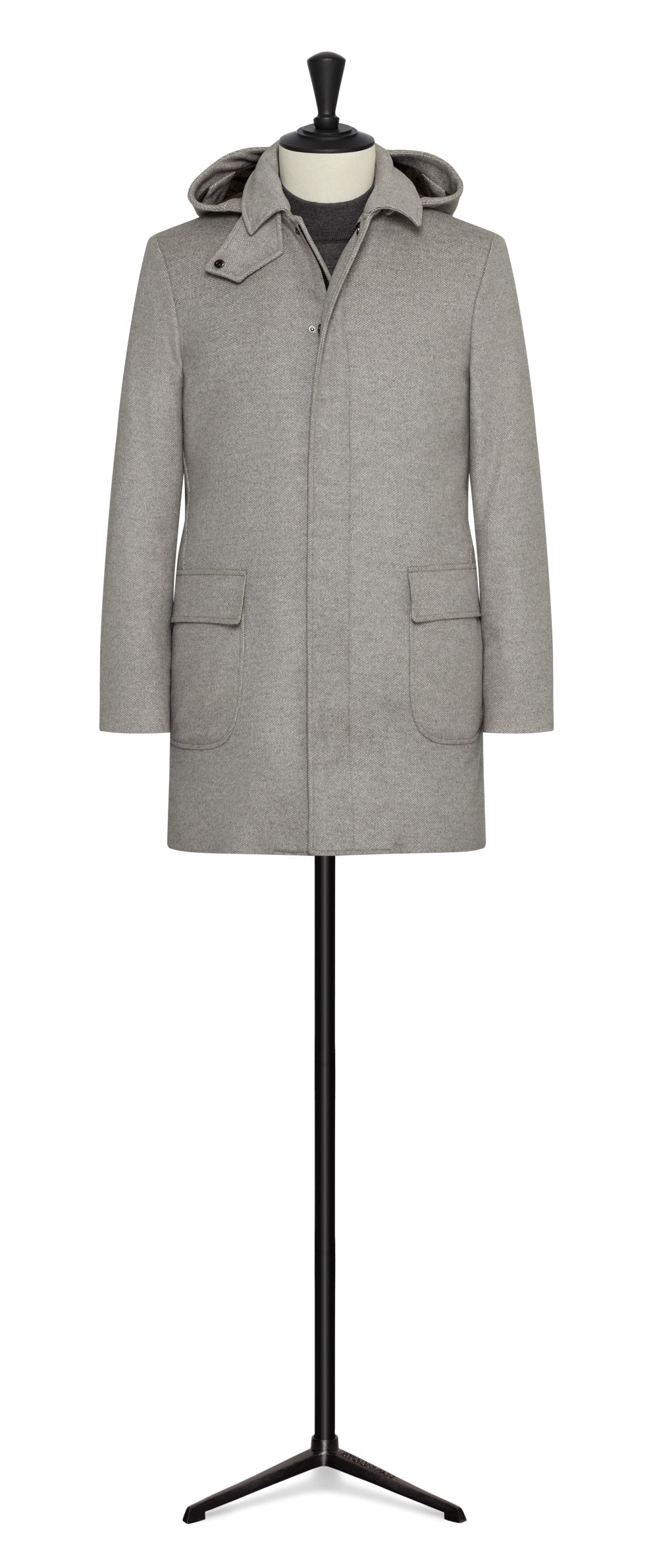 Silvergrey Sporty WOOL CUSTOM COAT