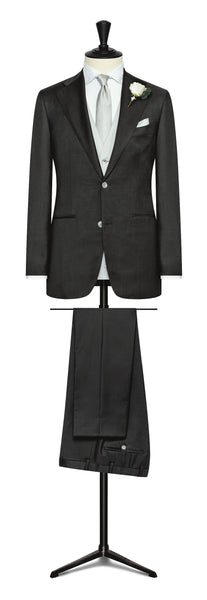 Wedding Suit - anthracite twill wool-mohair